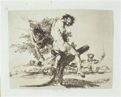 Francisco de Goya - Esto es peor. (This is worse.)