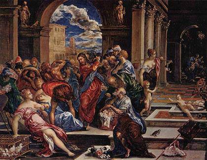 El Greco - La expulsión de los mercaderes