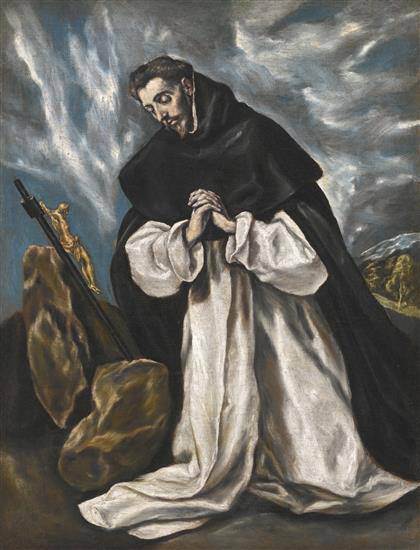 El Greco - Saint Dominic in prayer