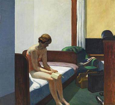 Edward Hopper - Habitación de hotel.