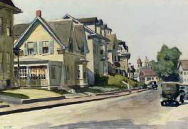 Edward Hopper: "Prospect street, Gloucester"