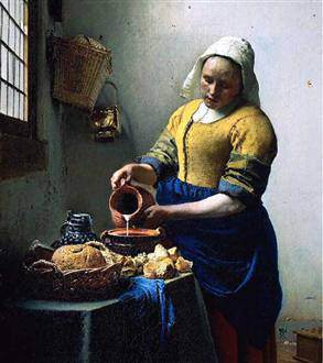 Jan Vermeer - The Milkmaid