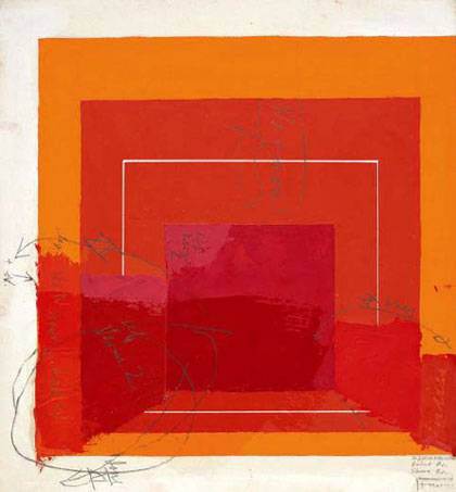 Josef Albers - Color Study for White Line Square
