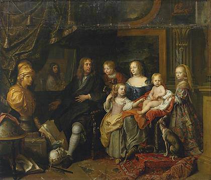 Charles Le Brun - Everhard Jabach y su Familia