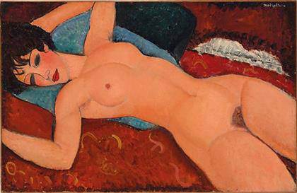 Amedeo Modigliani - Nu couché (Reclining Nude)