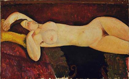 Modigliani - Desnudo acostado