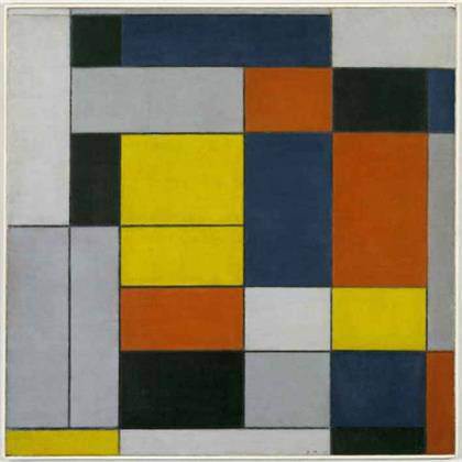 Piet Mondrian, No. VI/Composición No. 11