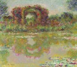 Claude Monet, Les arceaux de roses, Giverny, 1913