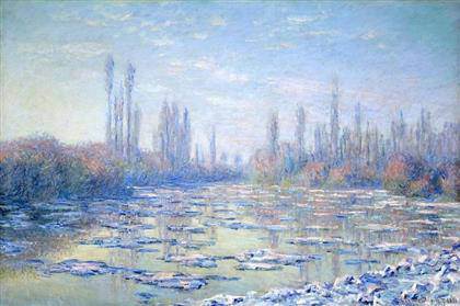 Claude Monet - The Ice Floes (Les Glaçons)