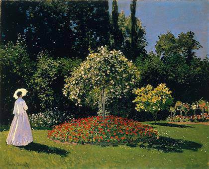 Claude Monet, Mujer en el Jardín, 1867