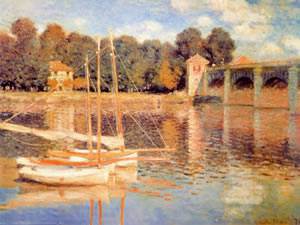 Claude Monet: "Le pont d'Argenteuil", 1874 