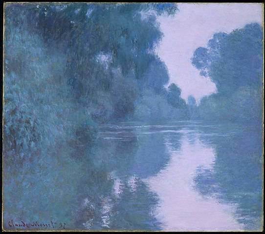 Claude Monet:  Mañana en el Sena, cerca de Giverny
