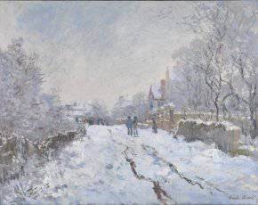 Snow Scene at Argenteuil 1875 - Claude Monet (1840-1926)