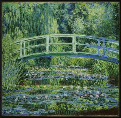 Claude Monet, nenúfares y puente japonés