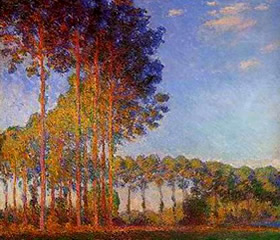 Claude Monet: Poplars au bord de L'Epte 