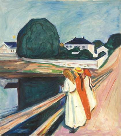 Edvard Munch - Chicas en el puente