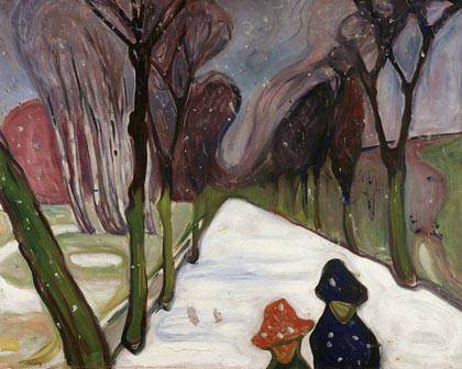 Munch - Snow in the Avenue