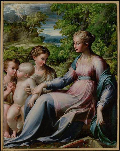 Parmigianino - Virgen con el Niño