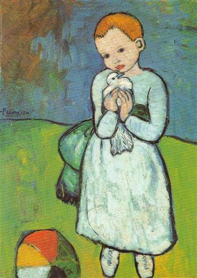 picasso child dove