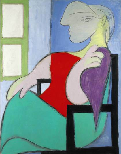 Picasso: Femme assise près d’une fenêtre (Marie-Thérèse)