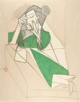 Picasso - Femme étendue lisant