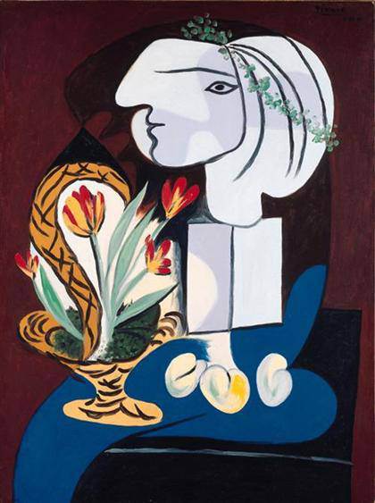 Picasso - Nature morte aux tulipes