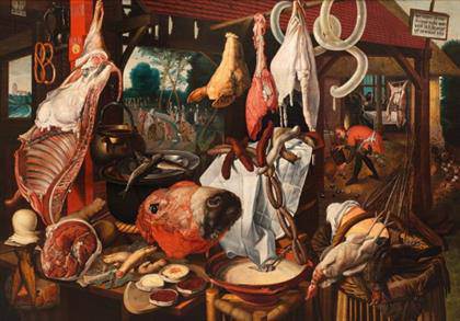 Pieter Aertsen - The Meatstall, 1551–1555