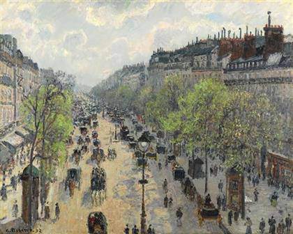 Camille Pissarro - Boulevard Montmartre, matinée de printemps