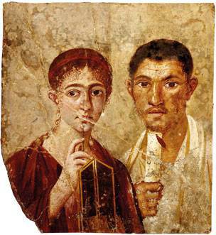 Portrait of baker Terentius Neo and his wife