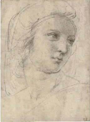 Raphael - 'Head of a muse'