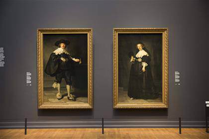 Rembrandt - Portraits of Marten Soolmans and Oopjen Coppit