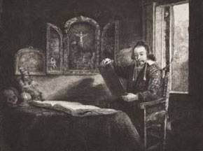 Rembrandt - Abraham Francen, Apothecary