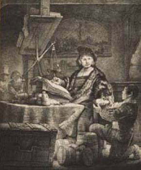 Rembrandt - The Goldweigher - Jan Uytenbogaert