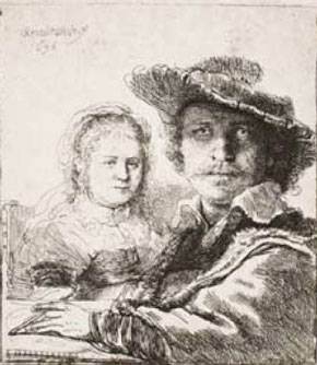 Rembrandt - Self-Portrait with Saskia