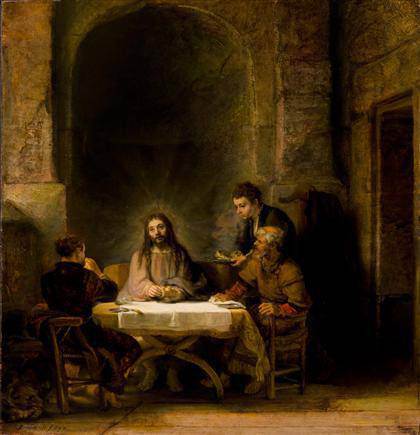 Rembrandt - La Cena de Emaús