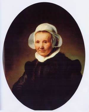 Rembrandt: Portrait of Aeltje Uylenburgh, aged 62