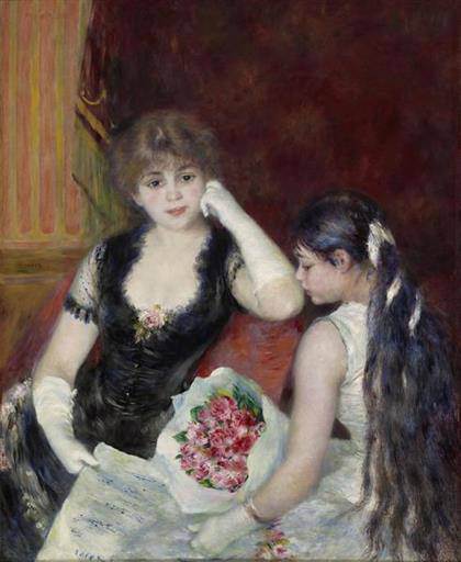 Pierre-Auguste Renoir, Un palco en el teatro (En el concierto), 1880