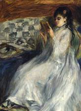 Renoir: 'Young Woman in White Reading'