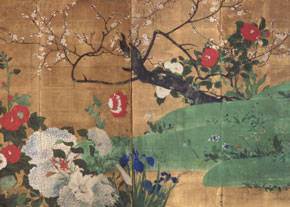 Saitō Ippo: Flowers of the Four Seasons (detail)