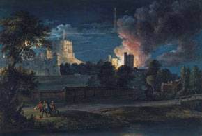 Windsor Castle from Datchet Lane on a Rejoicing Night