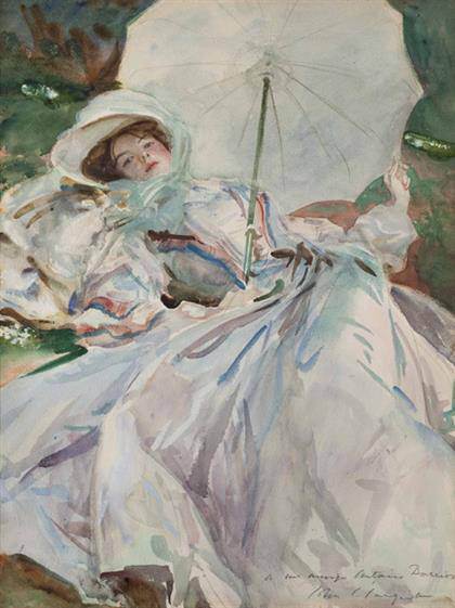 Sargent - The lady with the umbrella