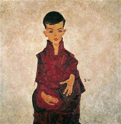 Egon Schiele - Portrait of a Boy I