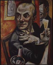 self portrait beckmann 1919