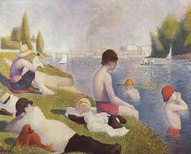 Georges Seurat: "Bathers at Asnières"