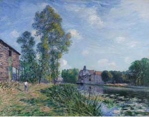 Alfred Sisley’s Le Loing à Moret, en été of 1891