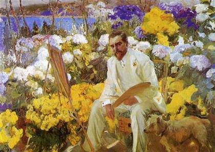 Sorolla - Retrato de Louis Comfort Tiffany