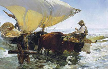 Joaquín Sorolla - The Return from Fishing