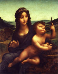 Leonardo - Madonna of the yarnwinder