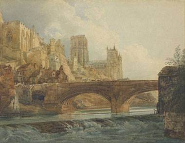 Thomas Girtin - La Catedral y el Castillo de Durham