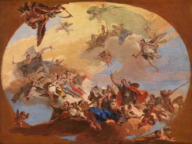 Tiepolo - Triumph of the Arts and Sciences